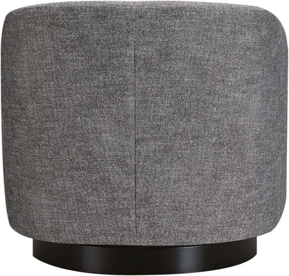 CHITA Swivel Accent Chair, FSC Certified Upholstered Fabric Barrel Chair for Living Room, Fully
