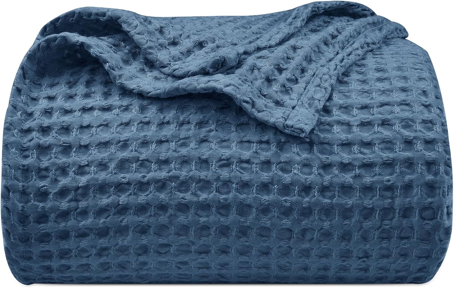PHF Ultra Soft Waffle Weave Blanket Twin Size 66"x 90"- Washed Lightweight Breathablee Cozy Woven
