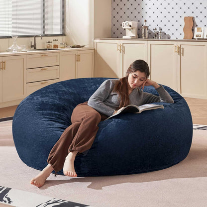 Bean Bag Chair 5Ft, Memory Foam Filled, Large Beanbag Chairs for Adults and Teens, Soft Sofa with