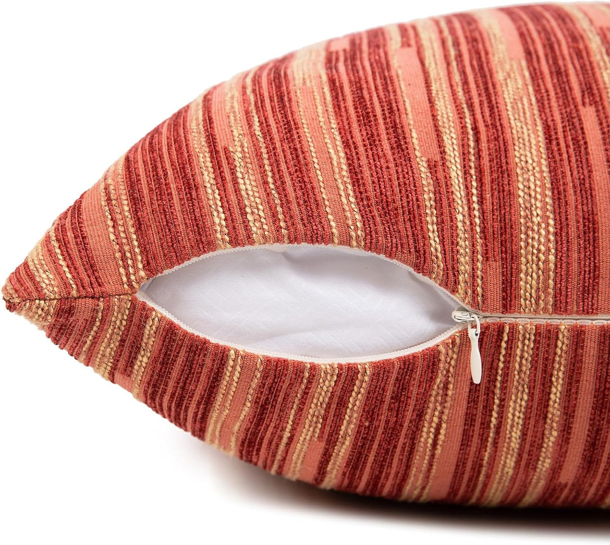 Yeiotsy Pillow Cases Bohemia, Pack of 2, Modern Striped Throw Pillow Covers Geometric Cushion
