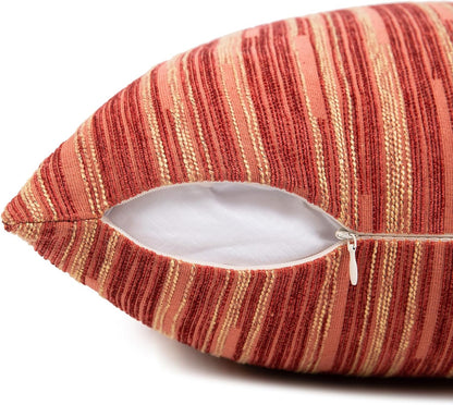 Yeiotsy Pillow Cases Bohemia, Pack of 2, Modern Striped Throw Pillow Covers Geometric Cushion