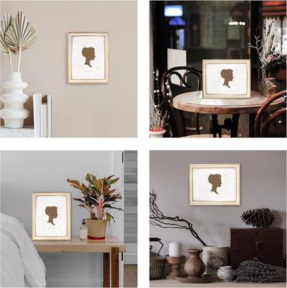 AELS 8x10 Inch Vintage Picture Frame, Elegant Antique Photo Frames with Glass Front, Photo Display