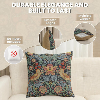 Charlotte Home Furnishings Throw Pillow Covers, Decorative Boho Pillow Covers for Couch, Living