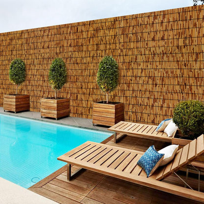 Reed Fencing Rolls,Bamboo Screens Outdoor for Patio,6 Feet High,Suitable for Patio Garden Balcony
