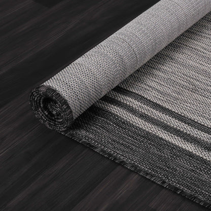Bordered Outdoor Rug 9x12 Washable Outside Carpet for Indoor Patio Porch Waterproof Easy Cleaning