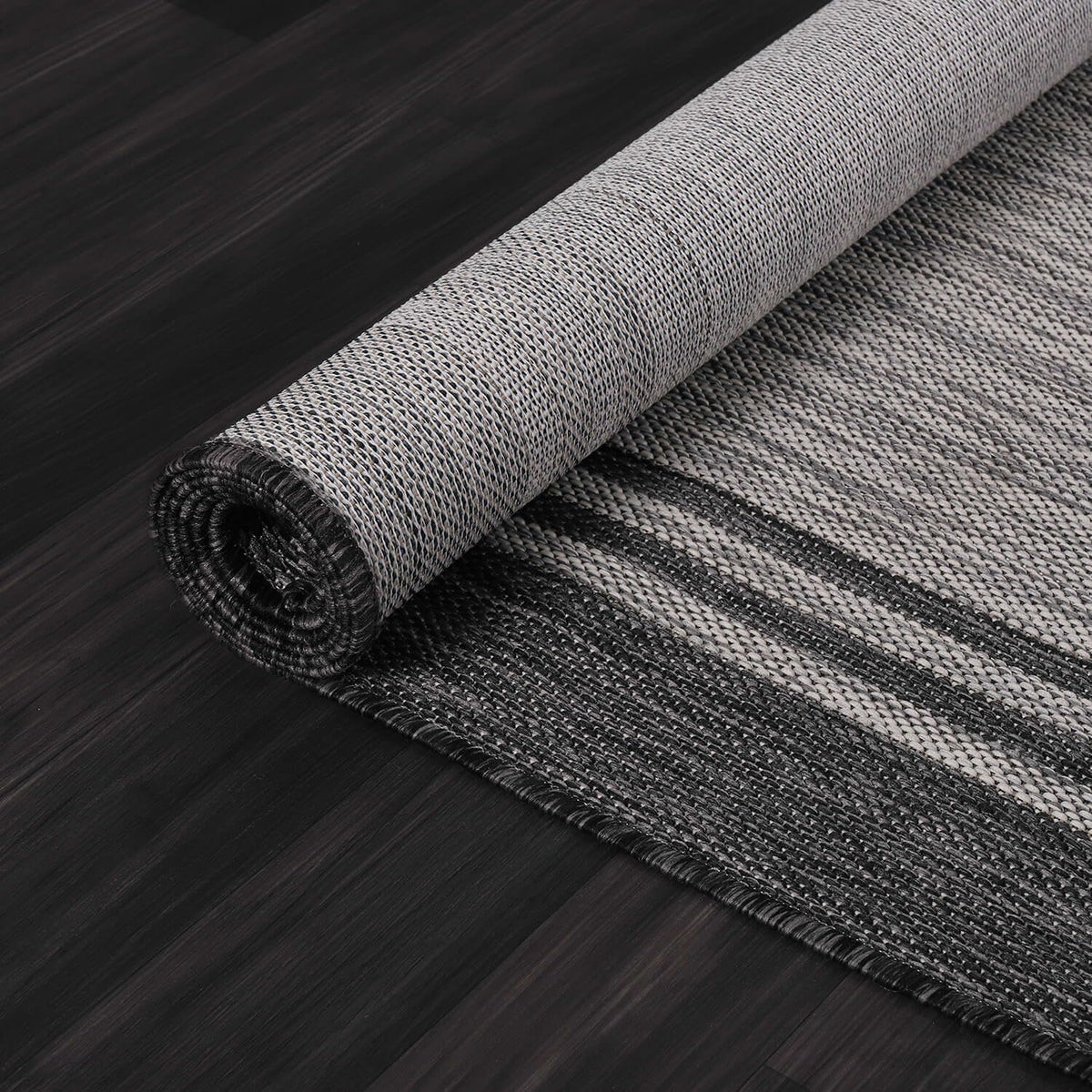 Bordered Outdoor Rug 5x7 Washable Outside Carpet for Indoor Patio Porch Waterproof Easy Cleaning