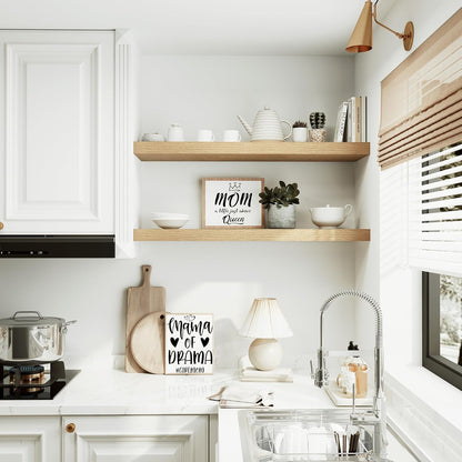 10 inches Deep Floating Shelves 36 inch Long, Single Wall Shelves Heavy Duty 70 lbs for Bedroom