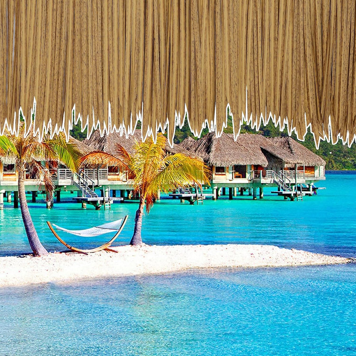 Straw Roof Thatch –Mexican Style Artificial Palm Thatch Rolls,Tiki Bar Hut Grass Duck Boat Blinds