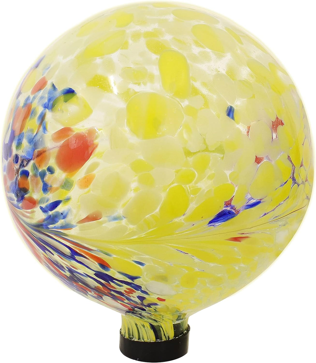 Sunnydaze 10-Inch Gazing Ball for Garden - Glass Gazing Globe for Outside - Garden Orb Yard Decor