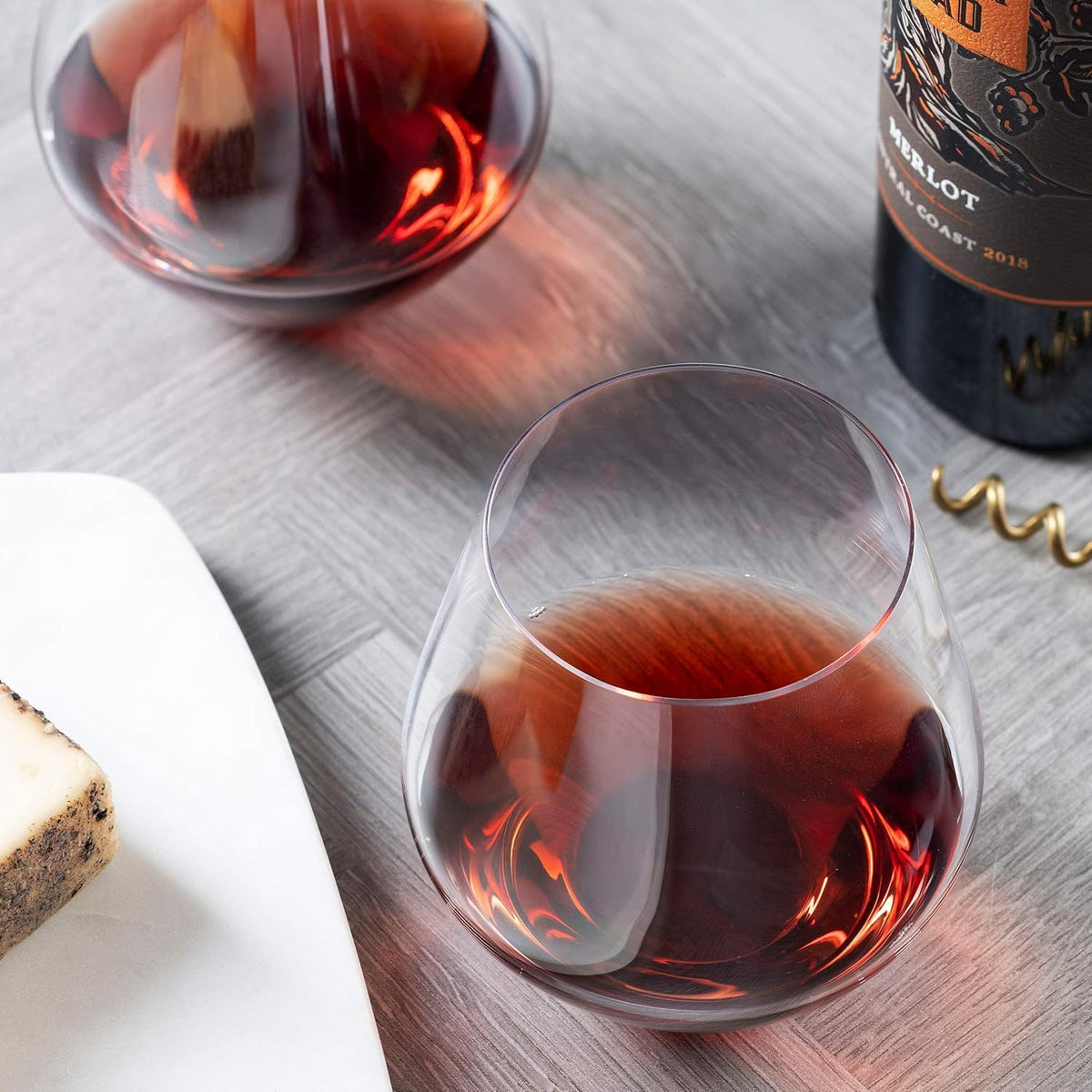 Godinger Wine Glasses, Stemless Wine Glasses, Red Wine Glasses, Wine Drinking Glasses, Stemless