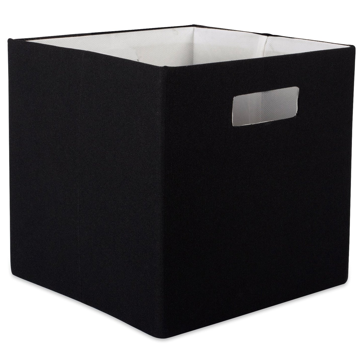 DII Fabric Storage Cube Organizer Bin 11x11x11 Foldable, Black