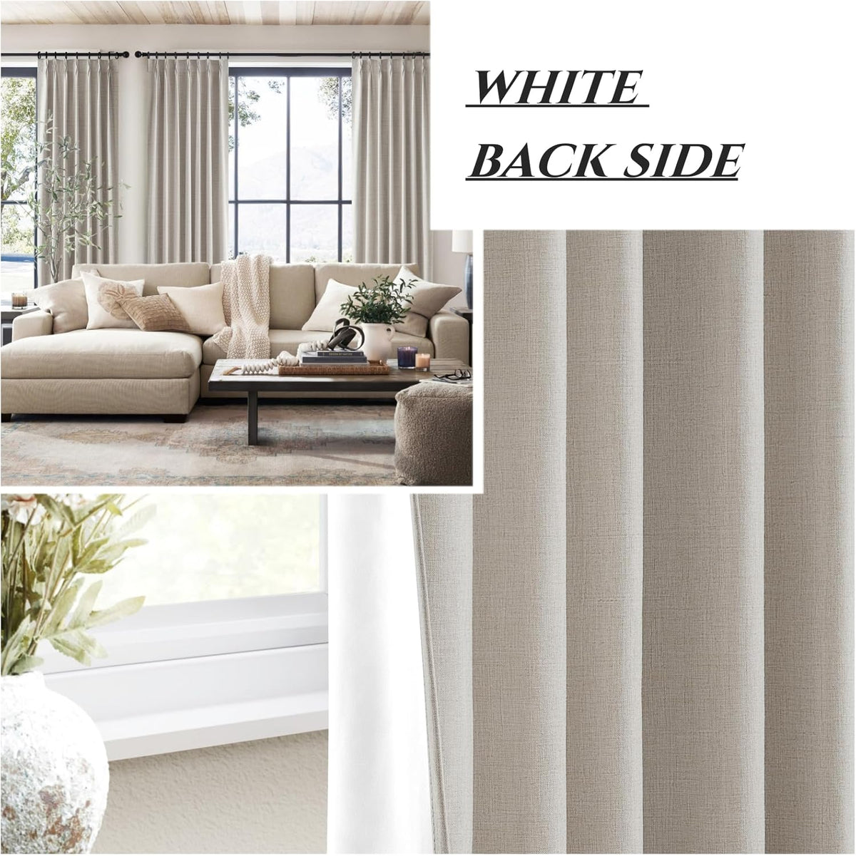 Custom 105 Inch Curtains for Nursery, Cute Extra Long 100 Percent Blackout Kids Curtains 2 Panel