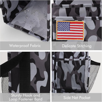 Surblue Bedside Caddy Hanging Organizer Storage Bag Pocket for Bunk, Hospital, College Dorm Rooms