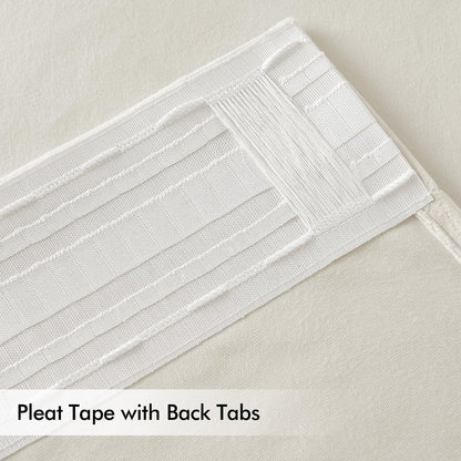 MIULEE Ivory White Velvet Curtains 90 inches Long 2 Panels - Luxury Pinch Pleated Room Darkening