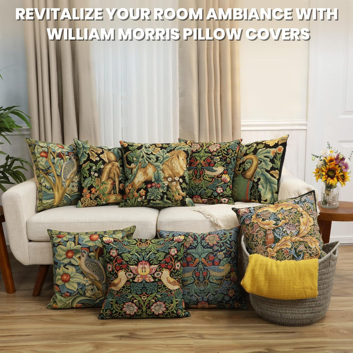 Charlotte Home Furnishings Throw Pillow Covers, Decorative Boho Pillow Covers for Couch, Living
