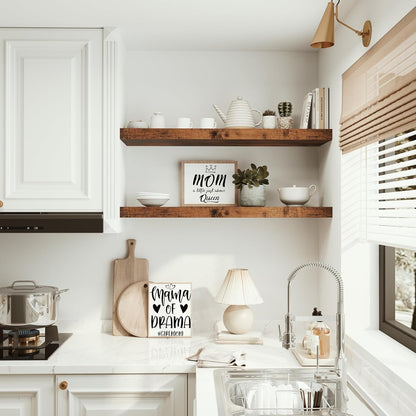 10 inches Deep Floating Shelves 36 inch Long, Sing Shelves for Wall Heavy Duty for Bedroom