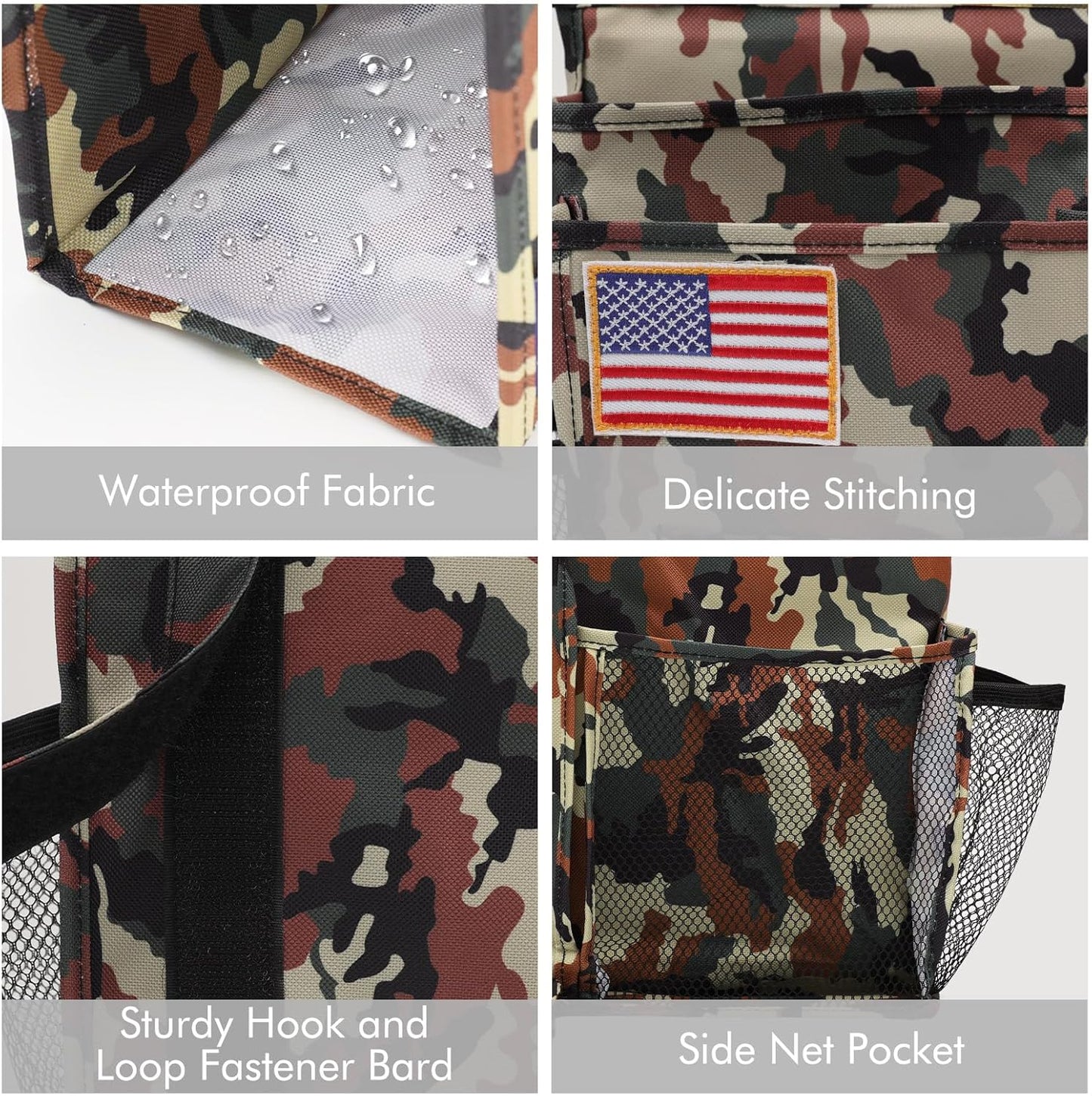 Surblue Bedside Caddy Hanging Organizer Storage Bag Pocket for Bunk, Hospital, College Dorm Rooms