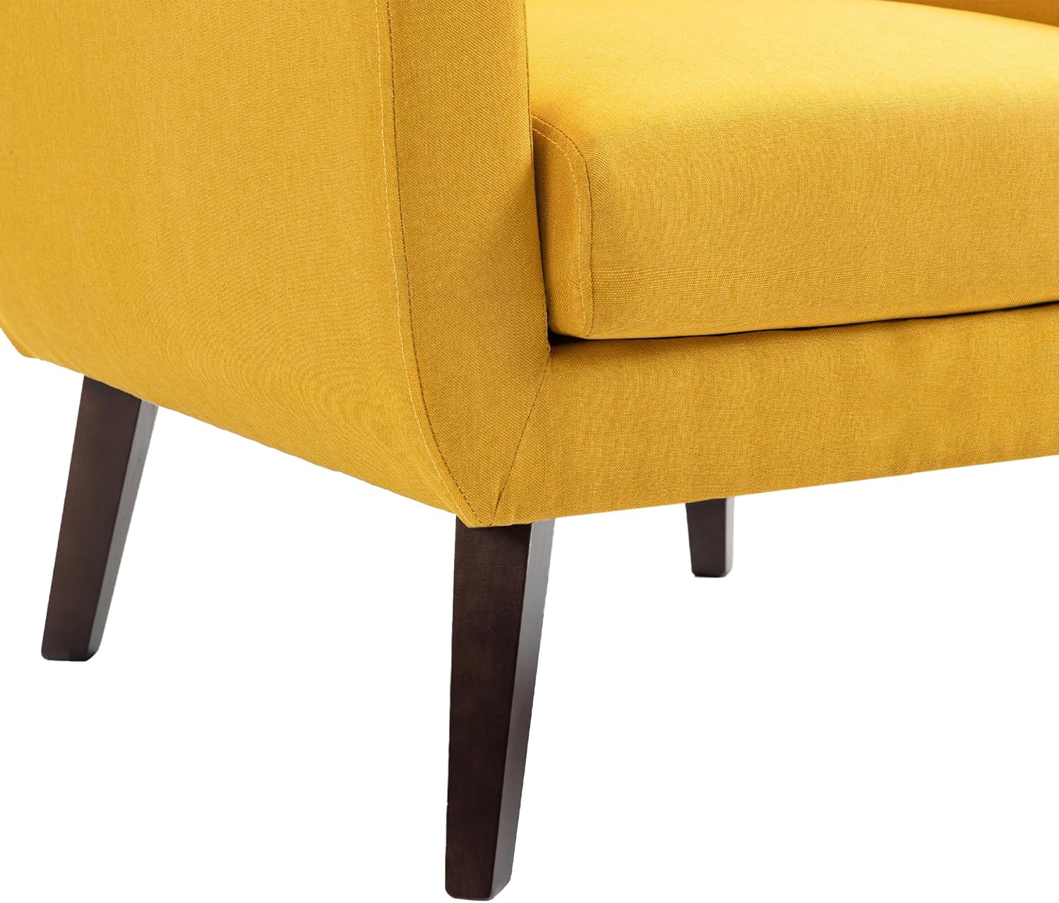 UIXE Accent Chair, Modern Upholstered Armchair Mid-Century Arm Chair in Fabric for Living Room