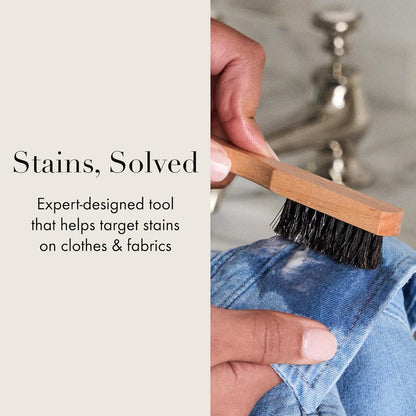 The Laundress Stain Brush, Laundry Brush for Stain Removal, Stain Brush for Clothes, Small Brush