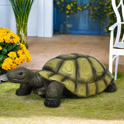 SKYFIRE Turtle Statues for Garden - 34.2” x 18.1” x 11.4” Fiber Reinforced Concrete Figurine