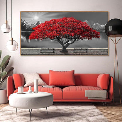 Large Framed Wall Art for Living Room Large Mangrove Landscape Modern Art for Wall Decor Living