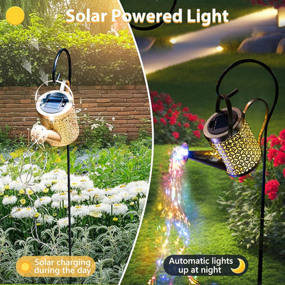 Solar Watering Can Light, Solar Yard Decorations Outdoor, Garden Decor Lights, IP65 Waterproof