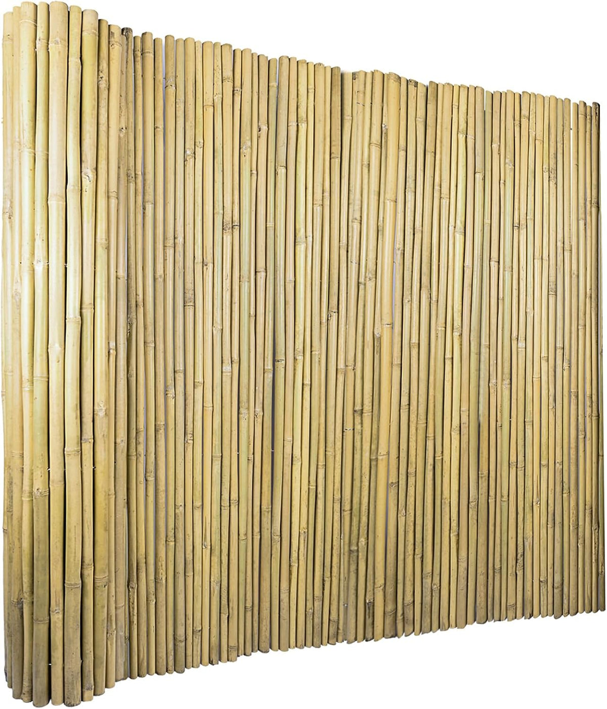 4Ft High x 8 Ft Long x 0.7In D Bamboo Fencing, Natural Bamboo Fence Rolls, Eco-Friendly Privacy