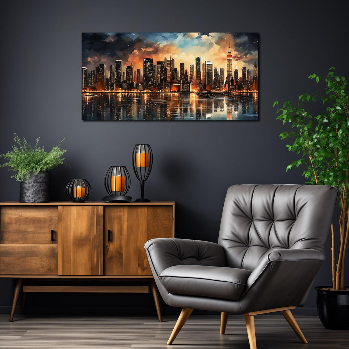 New York City Canvas Wall Art for Bedroom Modern Wall Pictures for Living Room Home Office Wall