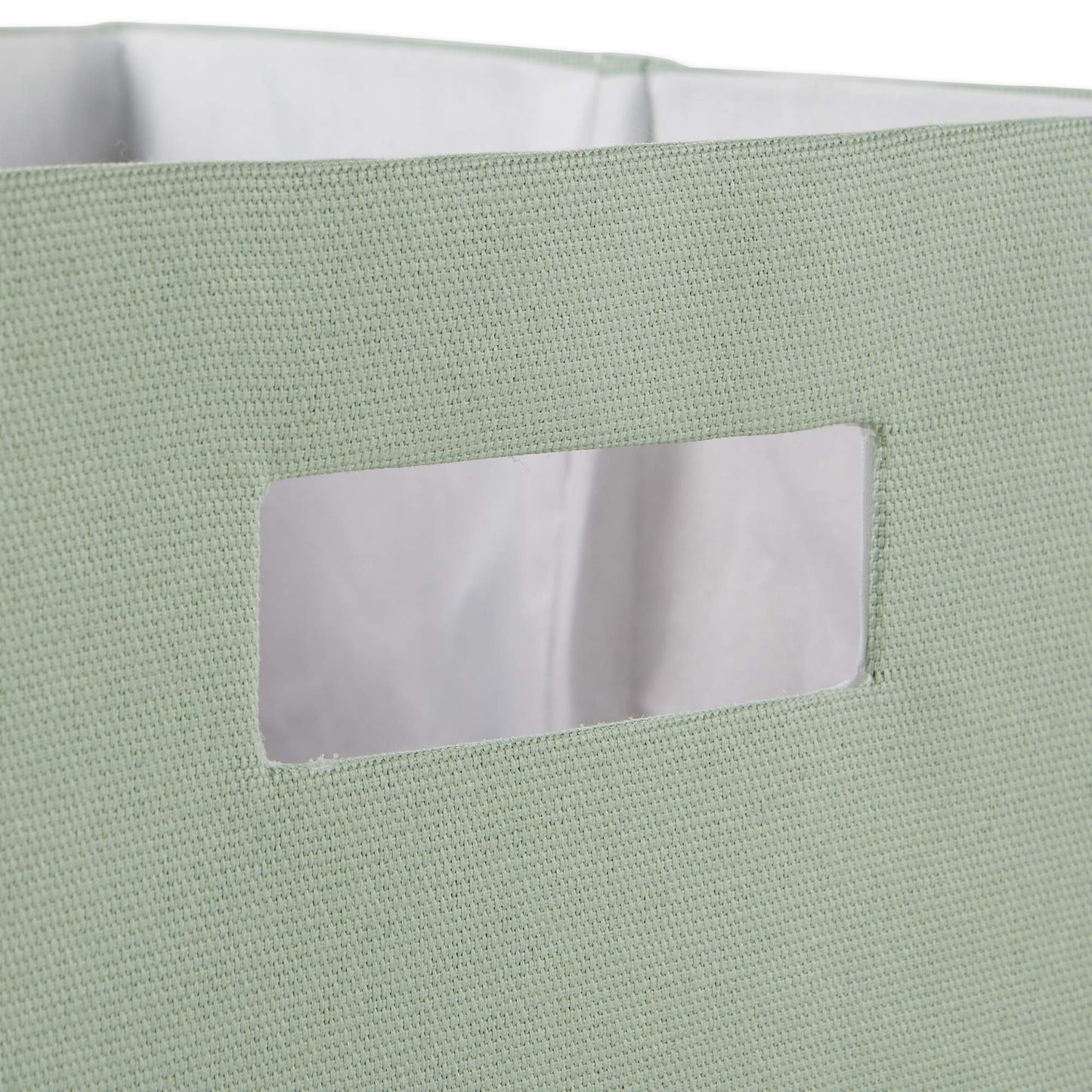 DII Fabric Storage Cube Organizer Bin 11x11x11 Foldable, Mint