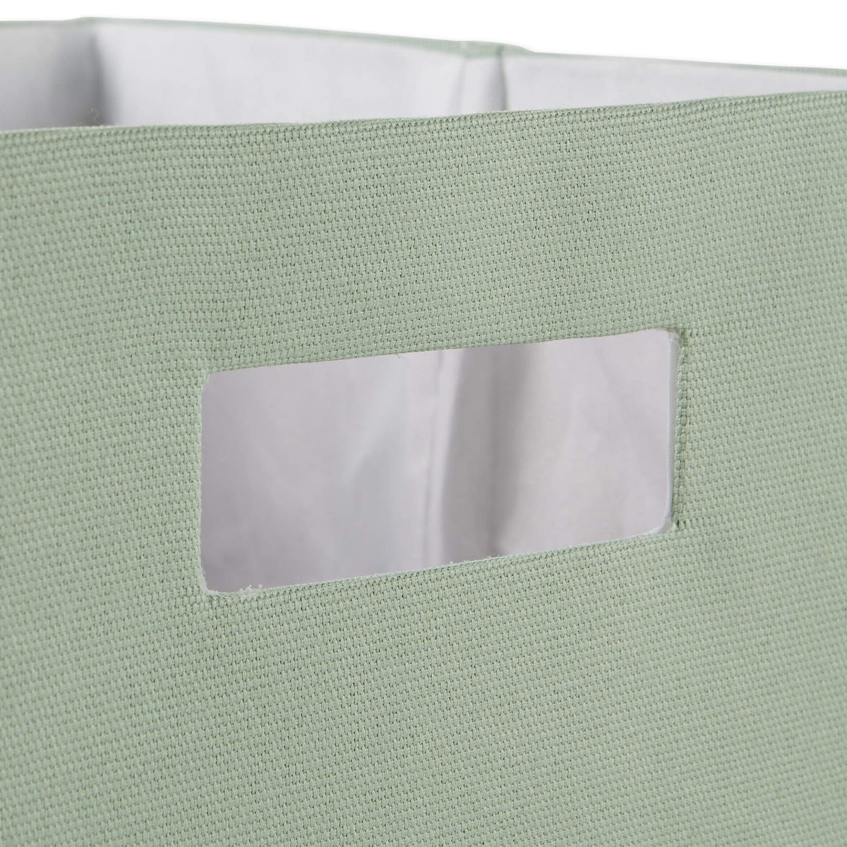 DII Fabric Storage Cube Organizer Bin 11x11x11 Foldable, Mint