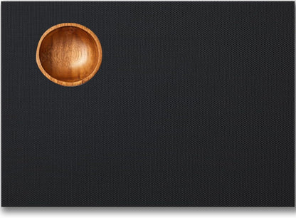 Placemats Set of 12 - Easy Clean Woven Vinyl Placemats for Dining Table, Indoor/Outdoor Place Mats