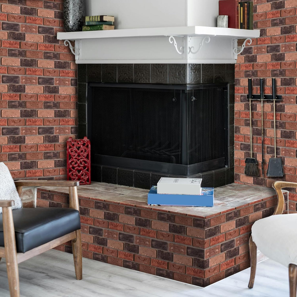 Faux Brick Wall Panels,3D Wall Panel Peel and Stick,Brick Wallpaper,Faux Brick Foam Self Adhesive