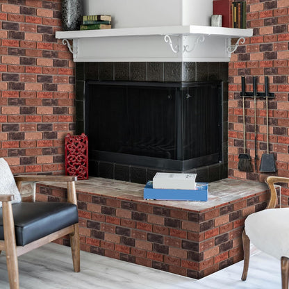 Faux Brick Wall Panels,3D Wall Panel Peel and Stick,Brick Wallpaper,Faux Brick Foam Self Adhesive