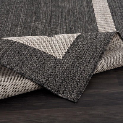 CAMILSON Outdoor Rug 6x9,Modern Outside Rugs for Patios Porches Waterproof Durable Washable