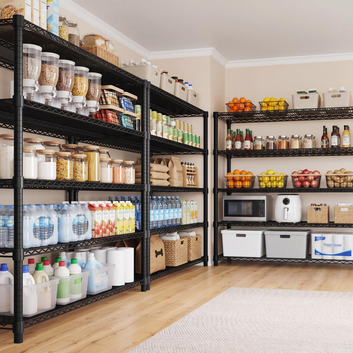 Garvee 70.8" H Storage Shelves 5-Tier Garage Shelving Adjustable for Pantry