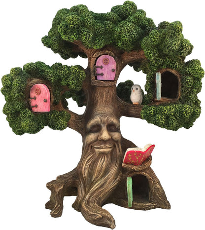 GlitZGlam Fairy Garden Enchanted Joshua's Miniature Tree (10.5 Inch Tall) for Fairies and Lawn