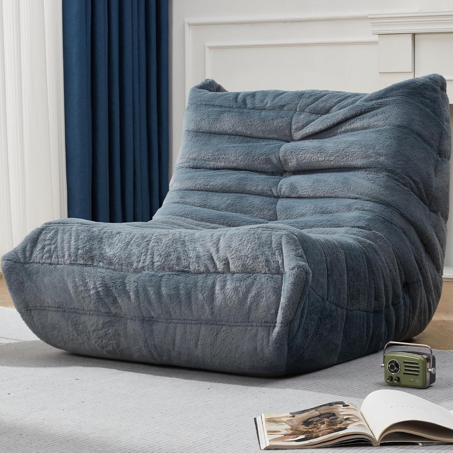 Bean Bag Chairs for Adults Giant Bean Bag Chair Memory Foam BeanBag Chair Big Bean Bag Sofa with
