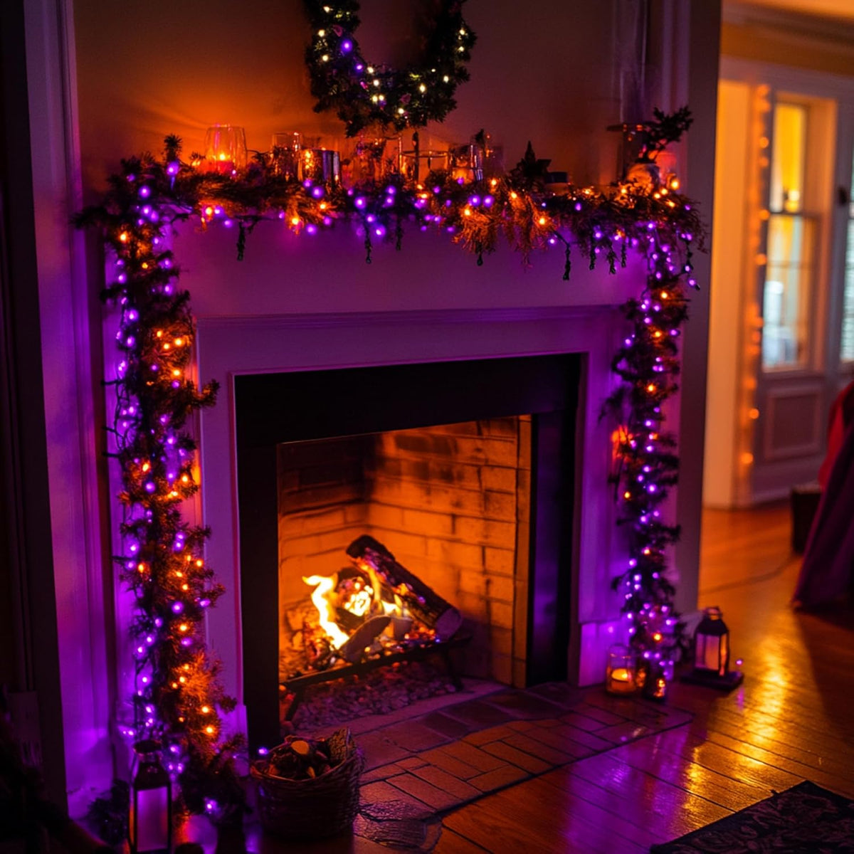 Dazzle Bright Outdoor Halloween String Lights, 1000 LED 328 FT Plug in Fairy Light with Remote