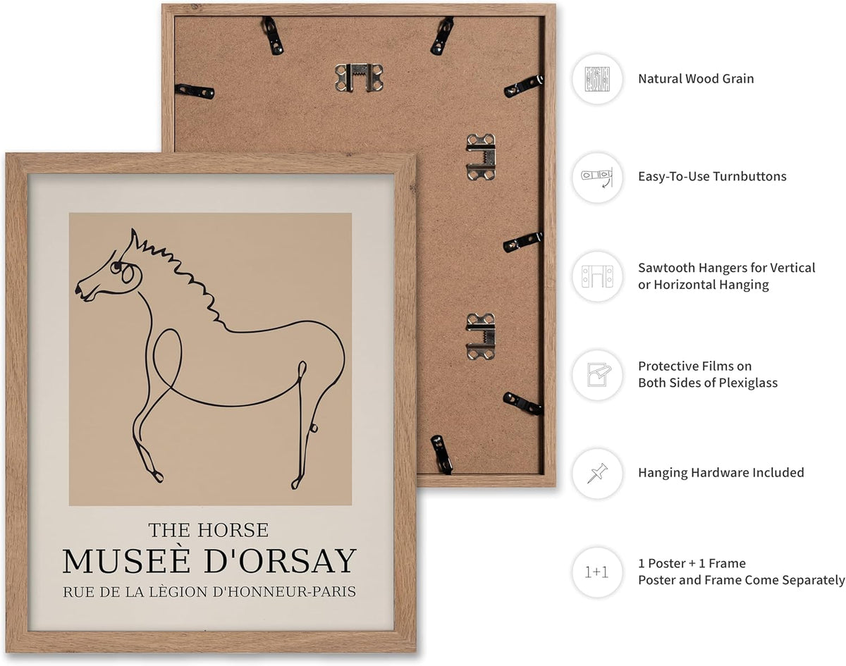 Poster Master Vintage Poster - Retro Minimalist Print - Gift for Artist, Friend - Horse, Line