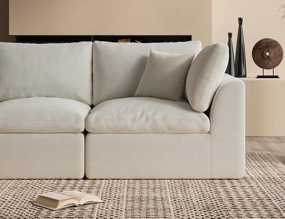 78.9" Loveseat Sofa, Cloud Boneless Couches for Living Room, Modern Modular Sectional Sofa