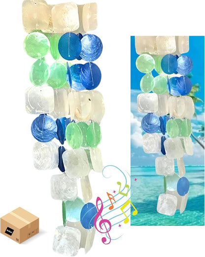 Bellaa 22906 Wind Chimes Outdoor, Garden Decorations, Musical, Indoor/Outside Windchimes, Beach