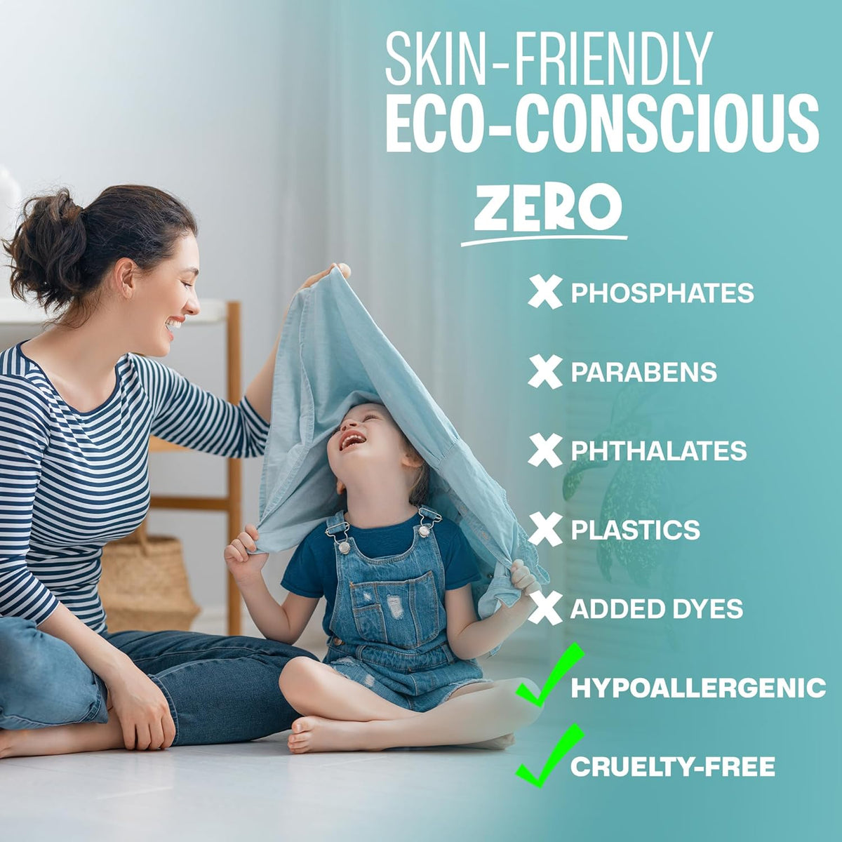 Sudstainables Laundry Detergent Sheets (60 Loads) – Eco-Friendly, Zero Waste, Plastic-Free Laundry