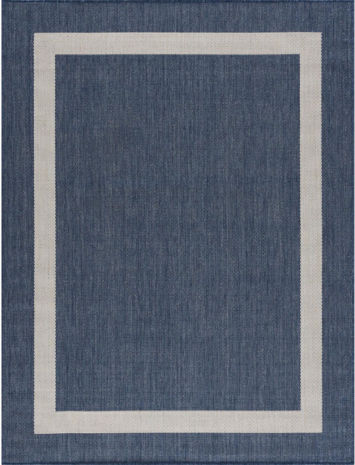 CAMILSON Outdoor Rug 9x12, Large Modern Outside Rugs for Patios Porches Waterproof Durable Washable