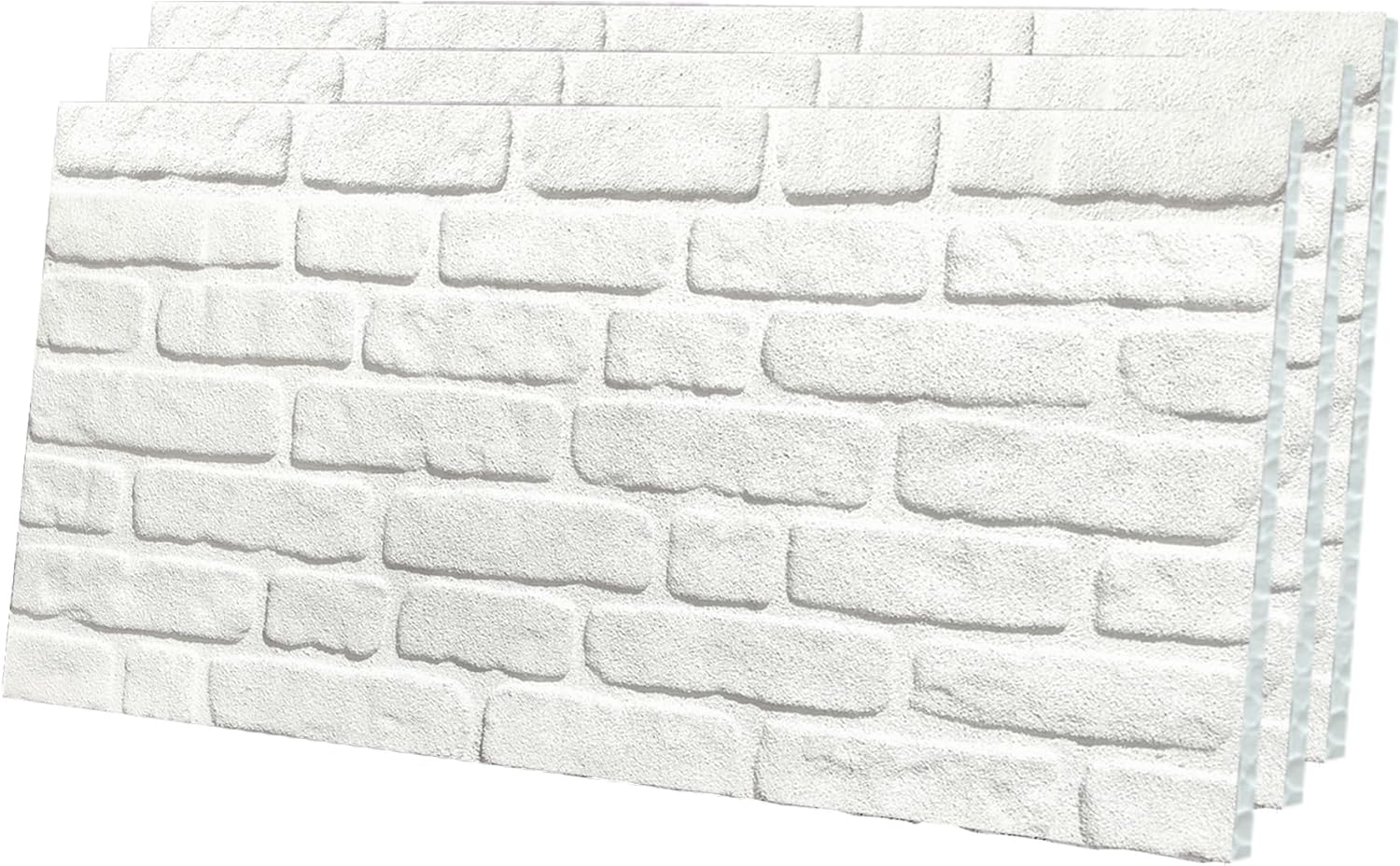 IZODEKOR 3D Stone Effect Wall Panels - Faux Stone Paneling for Living Room, Kitchen, Bathroom and