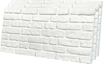 IZODEKOR 3D Stone Effect Wall Panels - Faux Stone Paneling for Living Room, Kitchen, Bathroom and