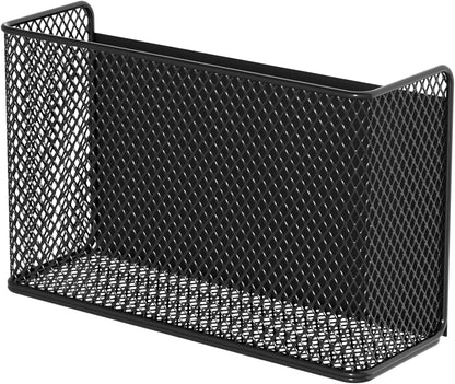 Magnetic Baskets Shelf Bins Organizer Holder Storage Rack Containers for Fridge, Whiteboard, Locker