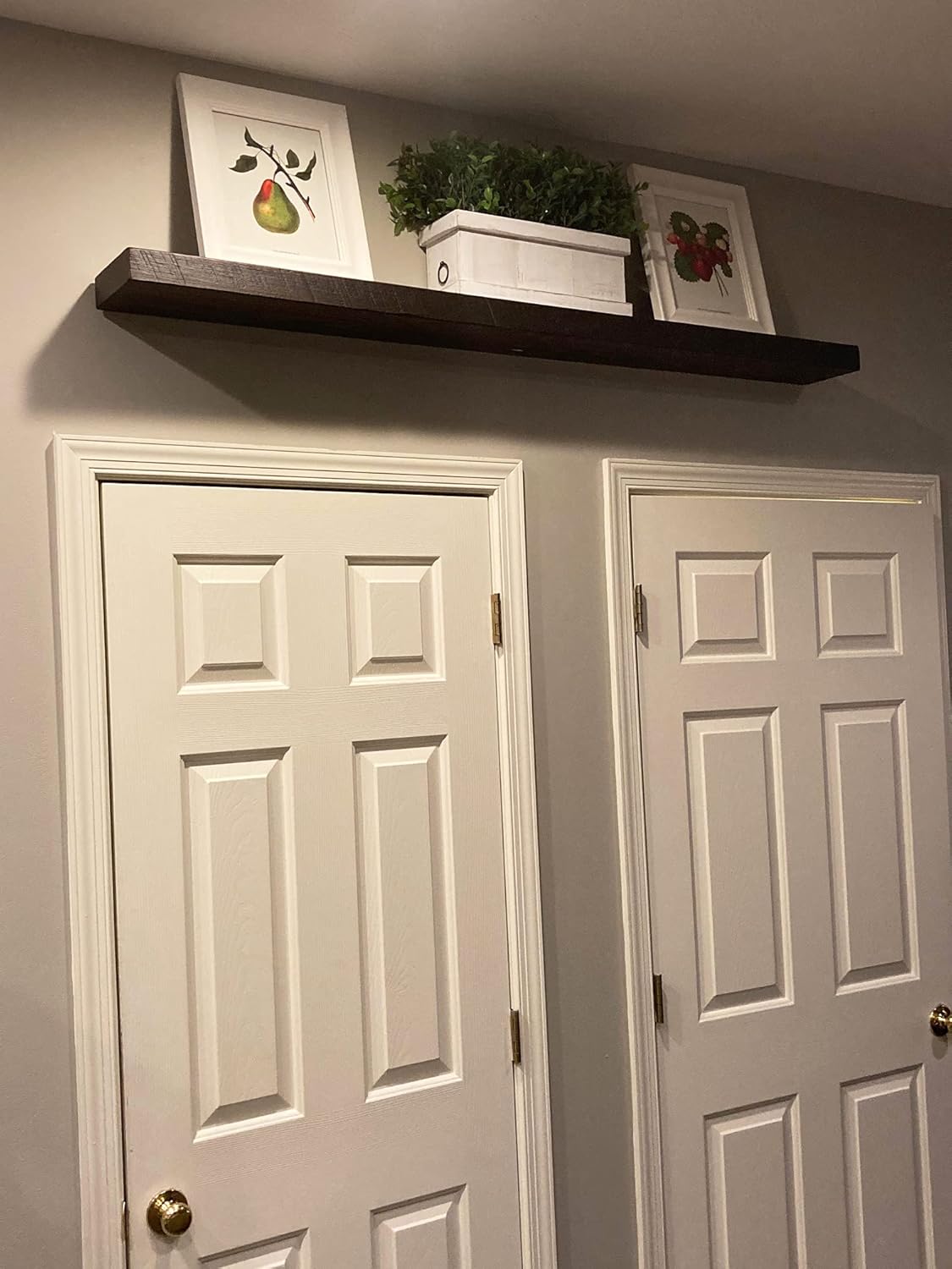 joelsantiques - 72 Inch Wooden Floating Shelves for Wall - 72x8x2 in - Made of Natural Wood - Long