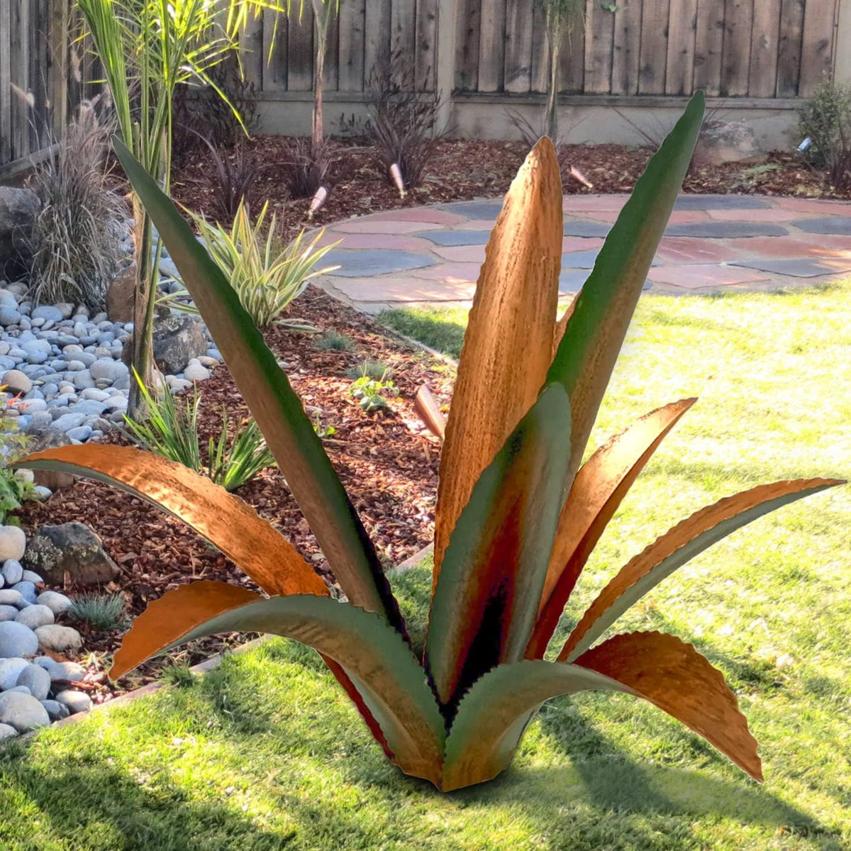 DIY Metal Agave Plant Art Yard Tequila Art Sculpture, Tequila Rustic Garden Sculpture Statue