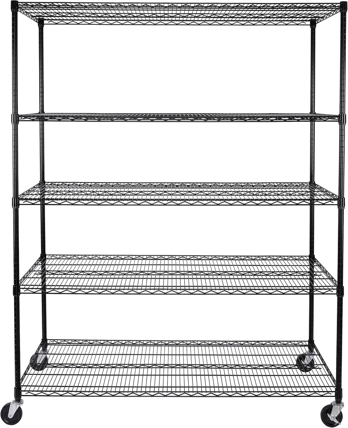 Seville Classics UltraDurable Heavy Duty NSF Solid Steel Wire Rack Storage Unit, Organizer for