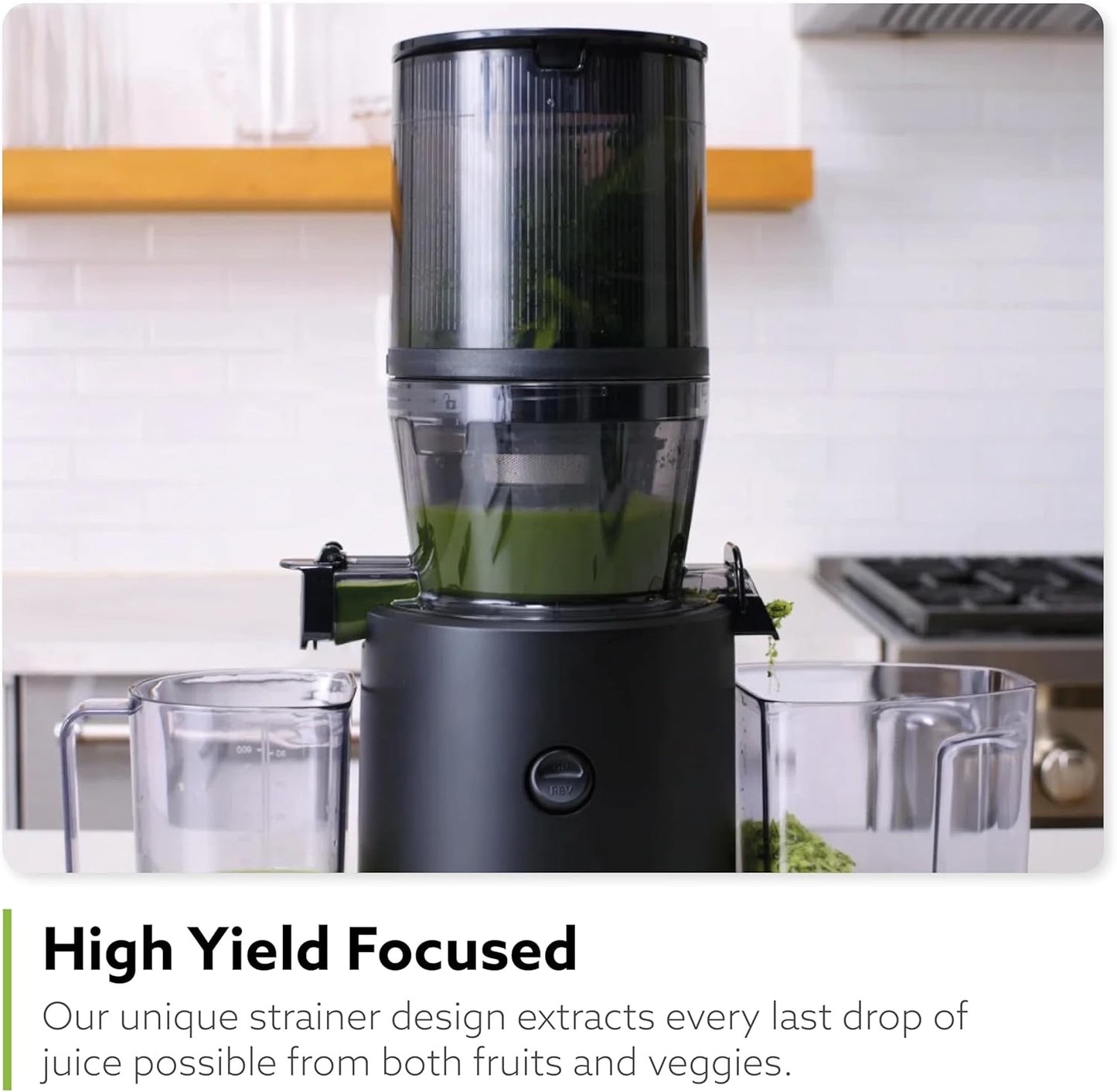 Hurom H320 Cold Press Juicer Machine, Easy to Clean Masticating Slow Juicer, Coarse Strainers